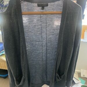 Banana Republic Women's Gray Merino Wool Sweater Cardigan - Size Small